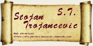 Stojan Trojančević vizit kartica
